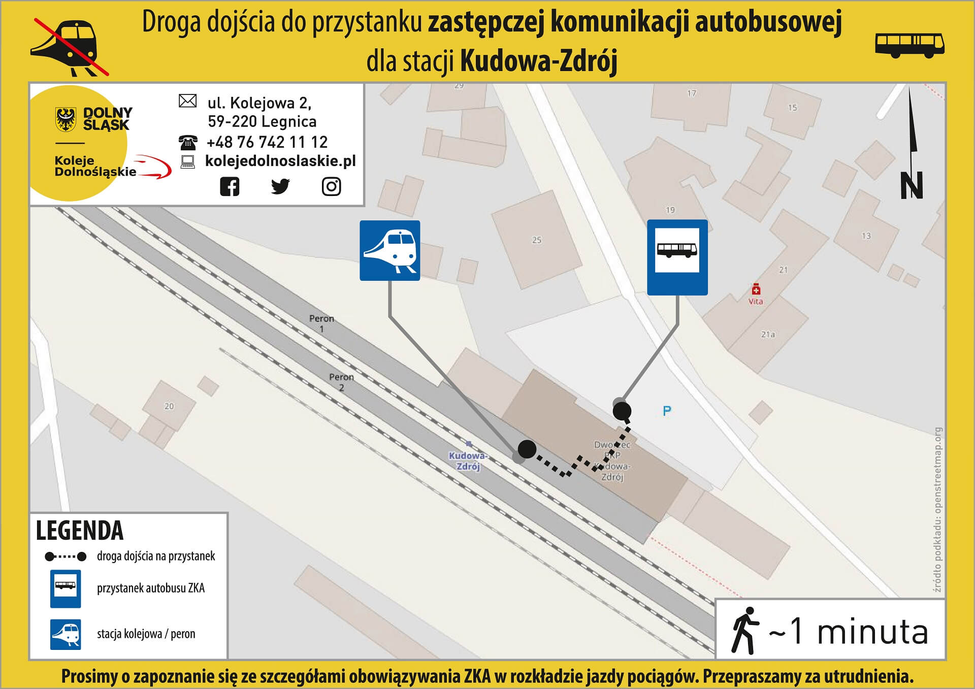 Lokalizacja ZKA Kudowa-Zdrój - mapa