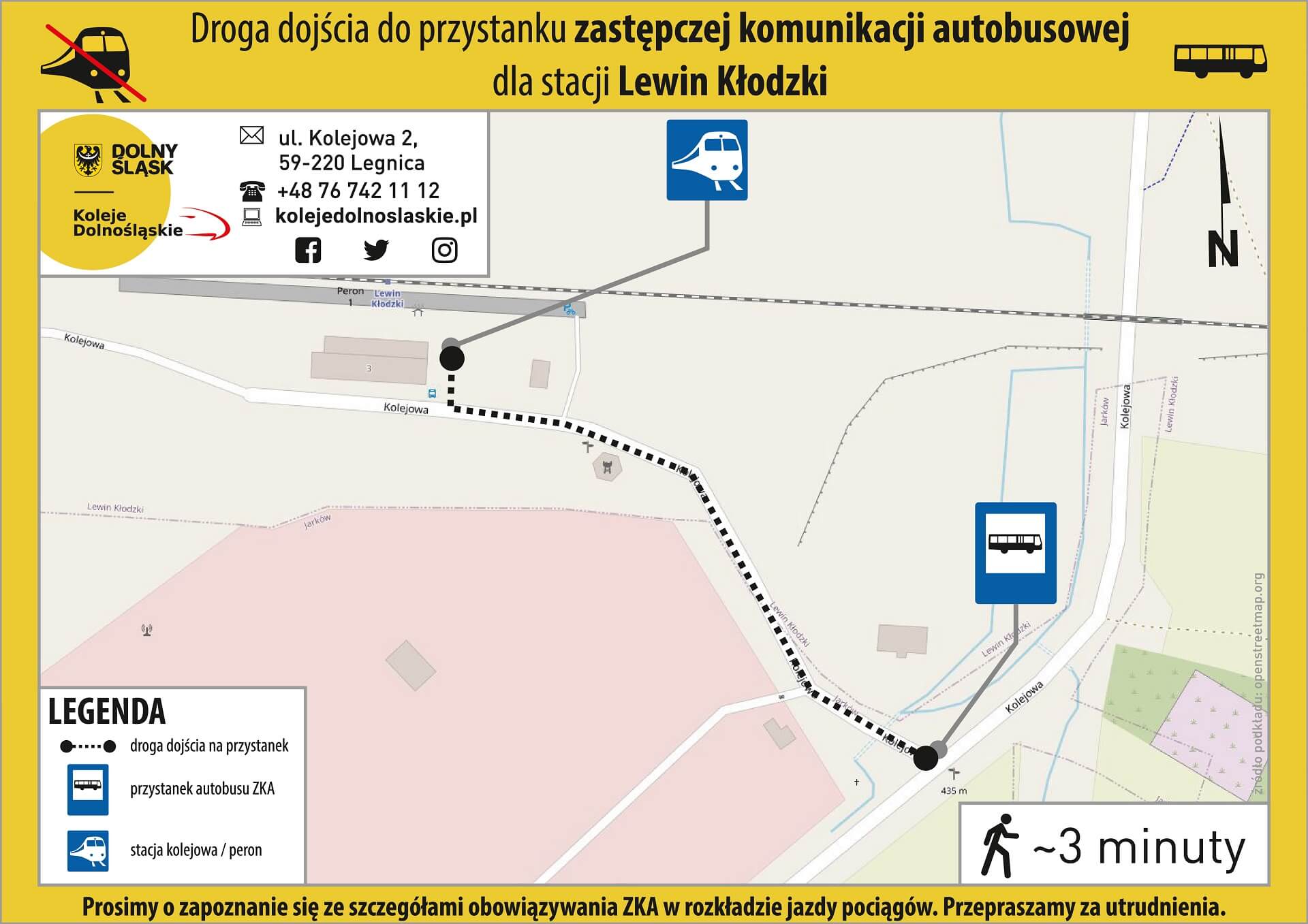 Lokalizacja ZKA Lewin Kłodzki - mapa