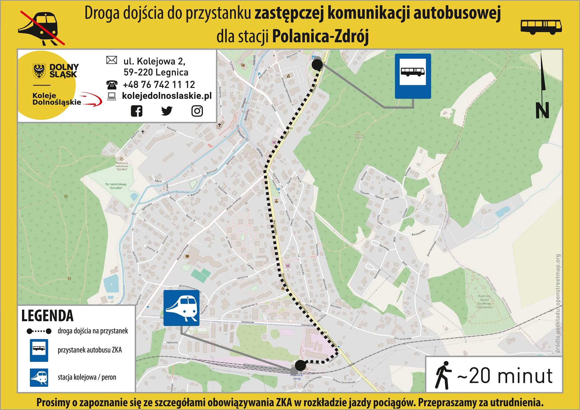 Lokalizacja ZKA Polanica-Zdrój - mapa