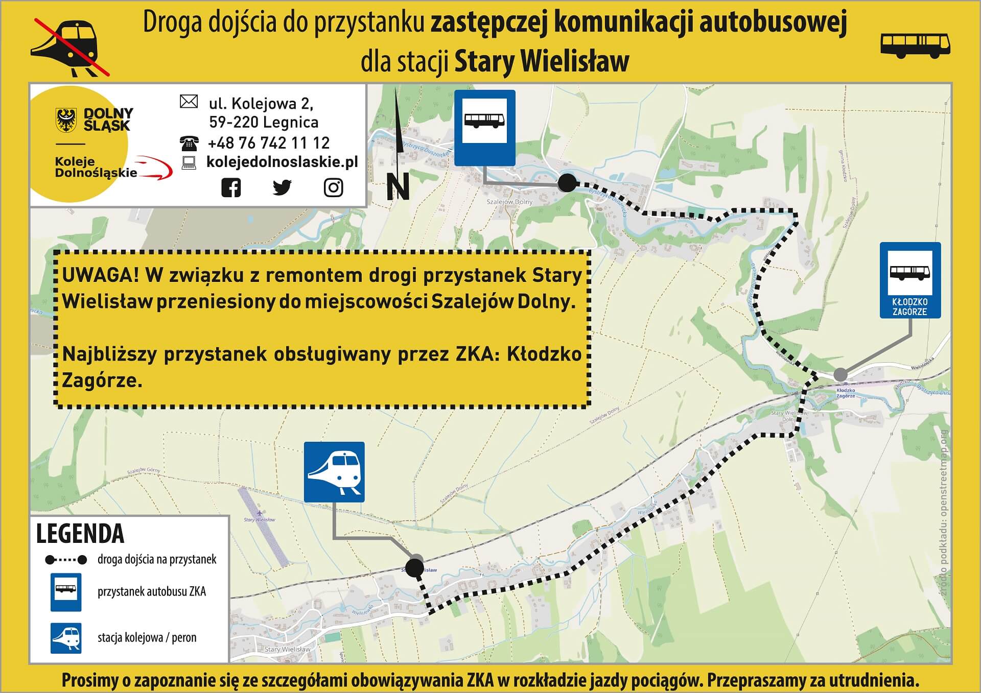 Lokalizacja ZKA Stary Wielisław - mapa