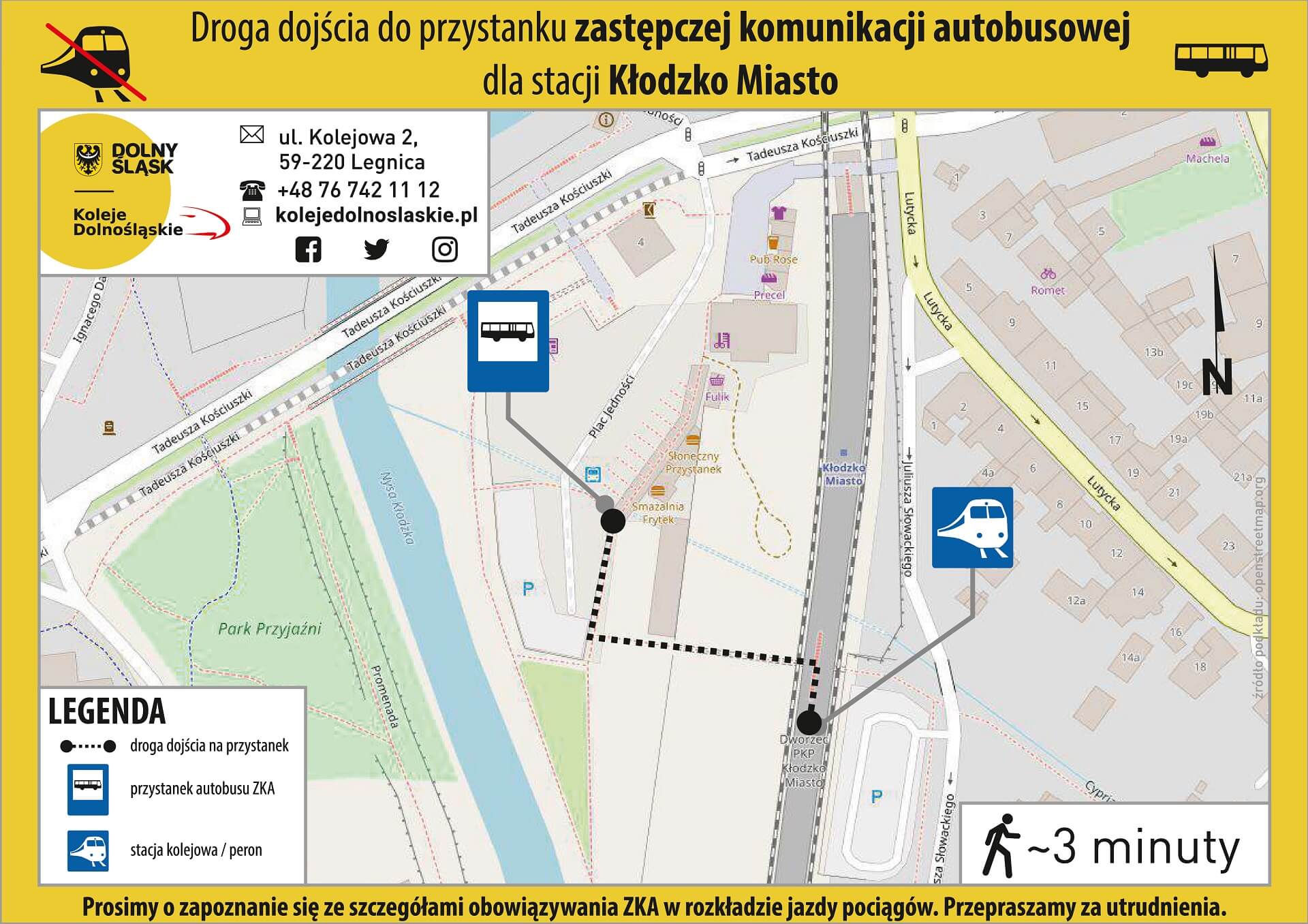 Lokalizacja ZKA Kłodzko Miasto - mapa