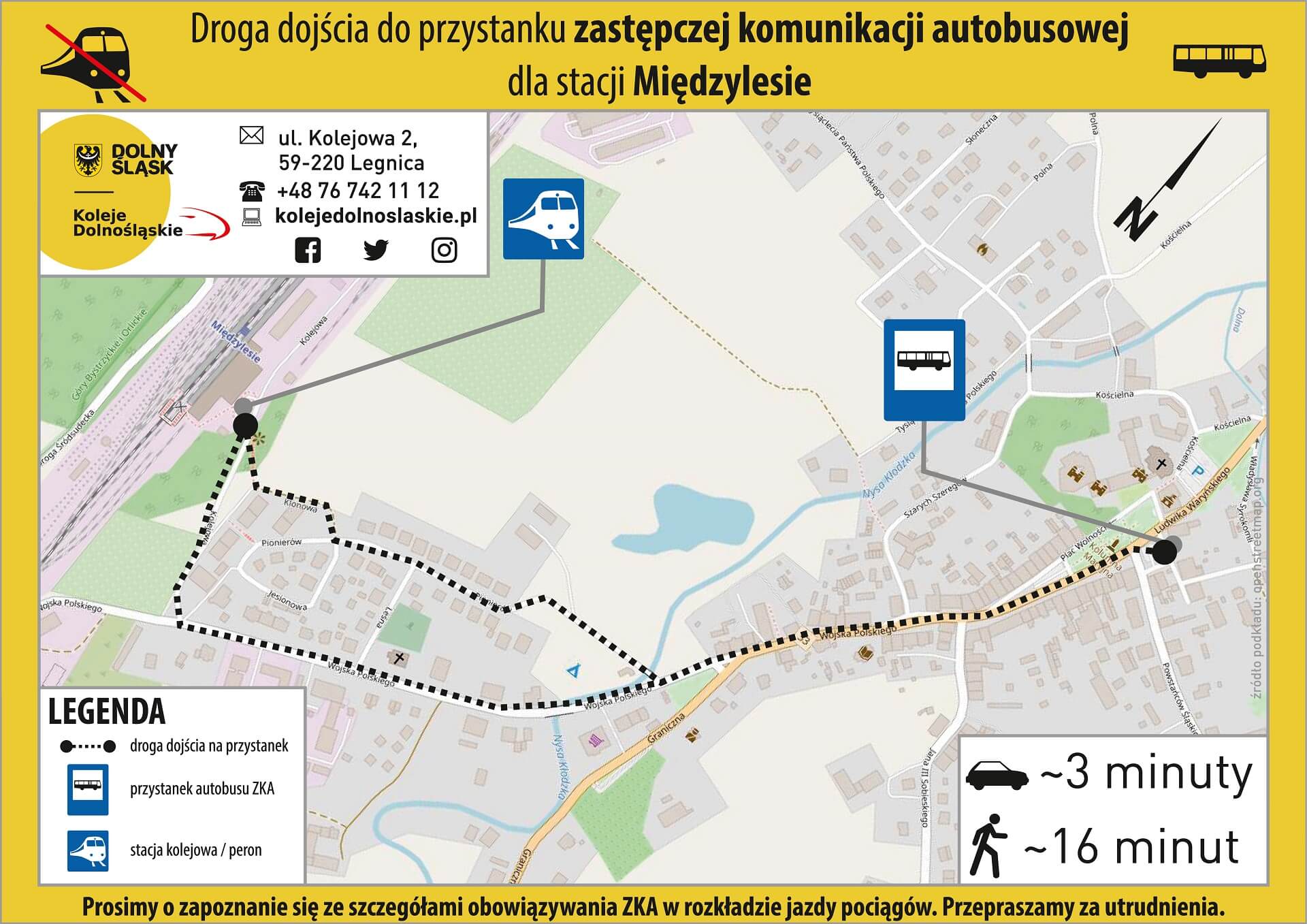 Lokalizacja ZKA Międzylesie - mapa