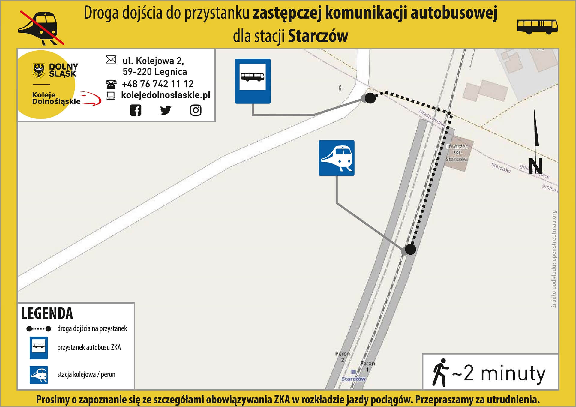 Lokalizacja ZKA Starczów - mapa