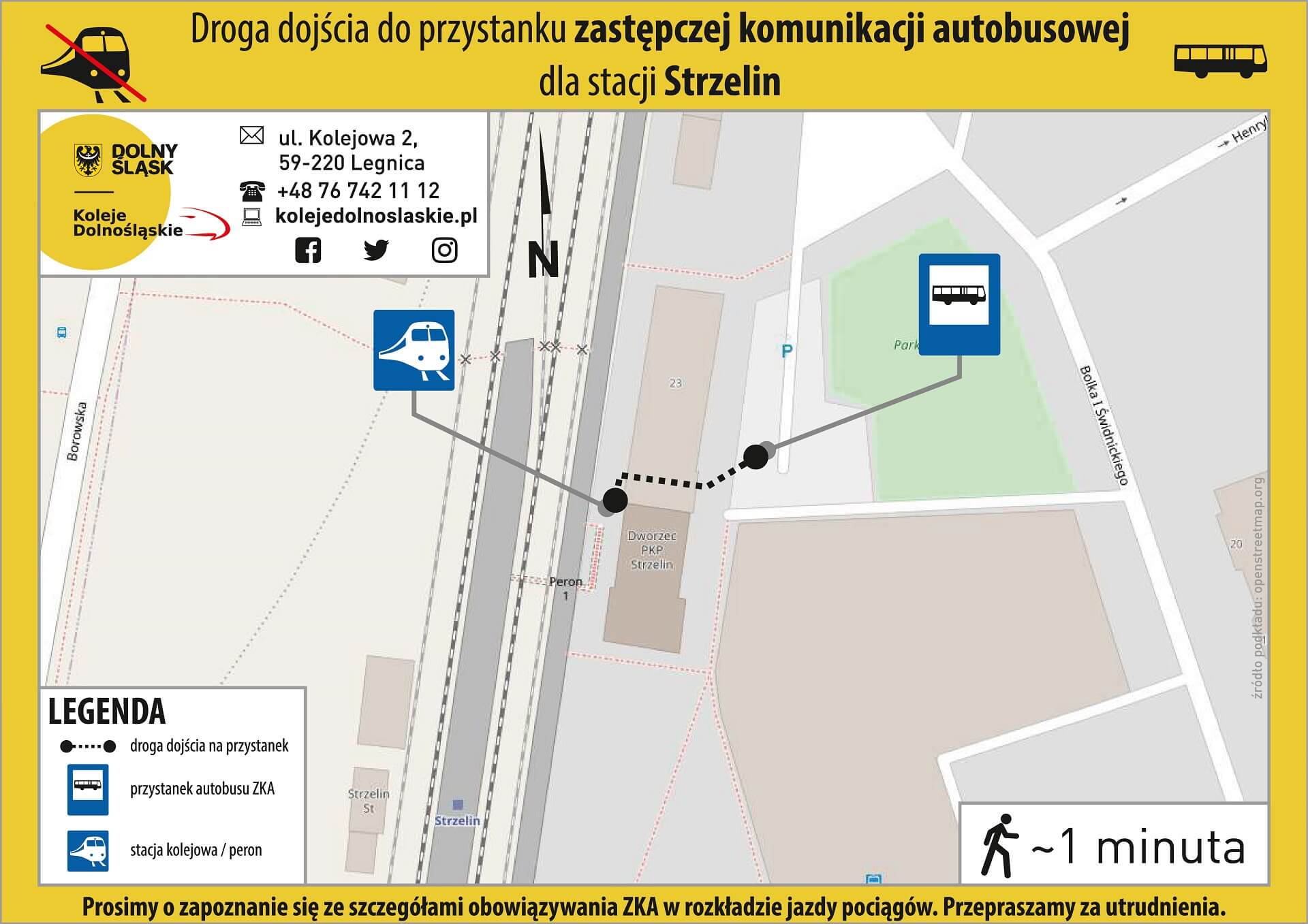 Lokalizacja ZKA Strzelin - mapa