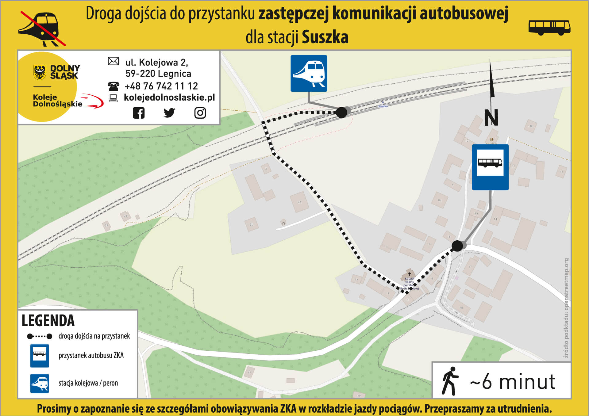 Lokalizacja ZKA Suszka - mapa