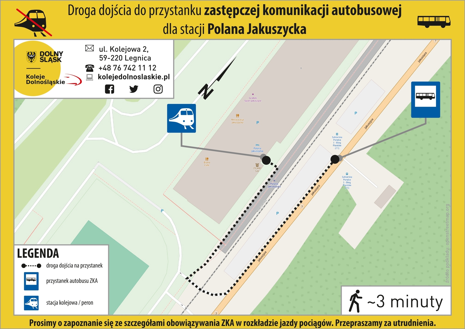 Lokalizacja ZKA Polana Jakuszycka - mapa