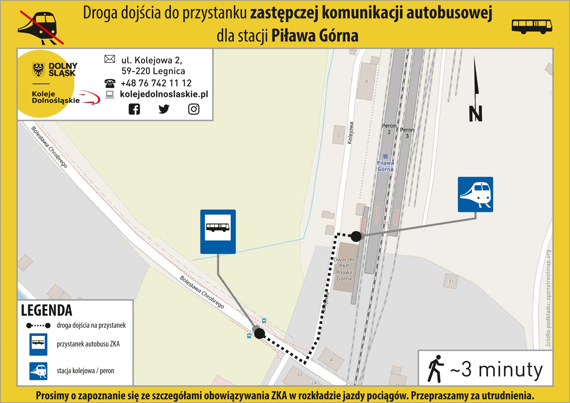 Lokalizacja ZKA Piława Górna - mapa