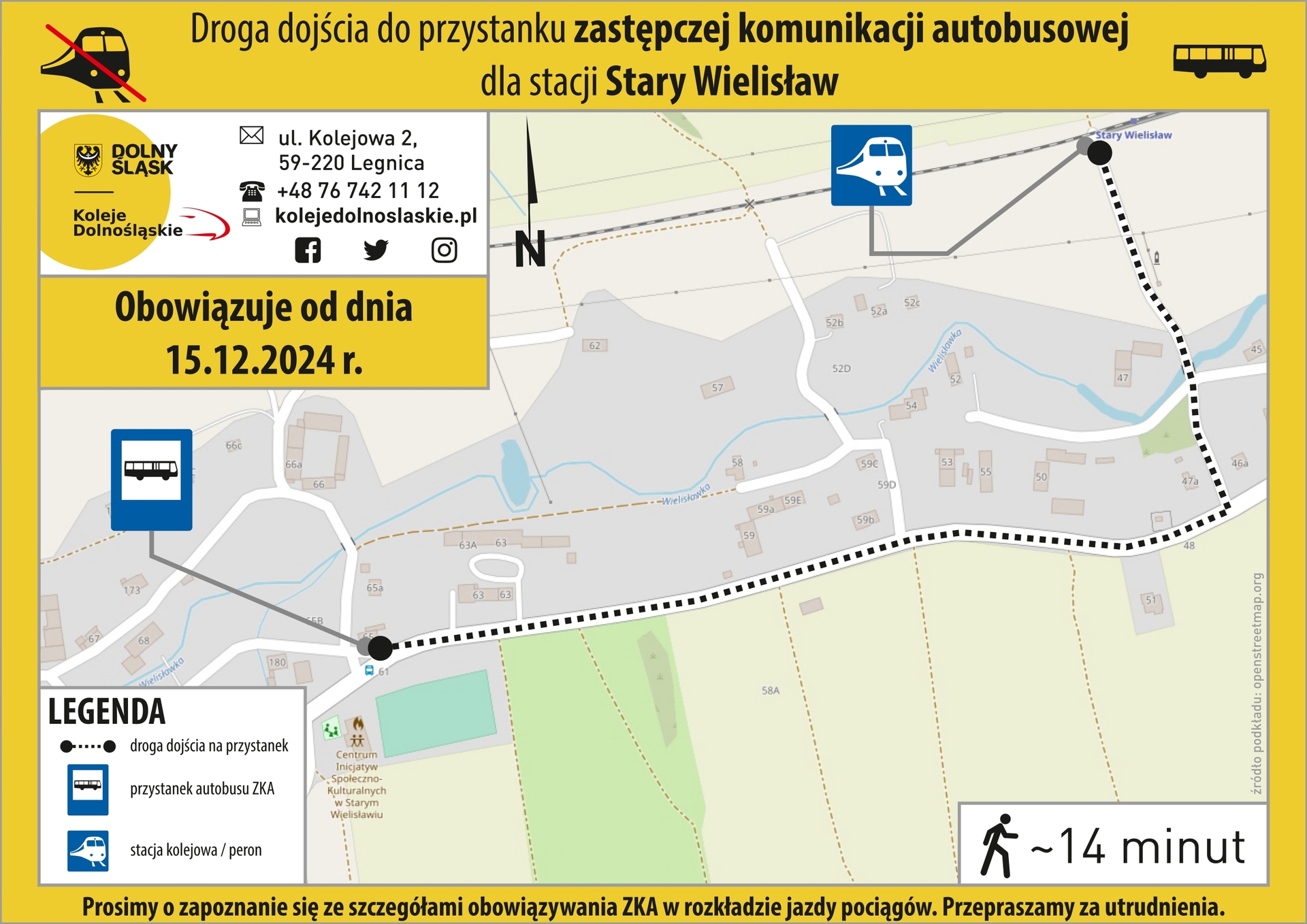 Lokalizacja ZKA Stary Wielisław - mapa