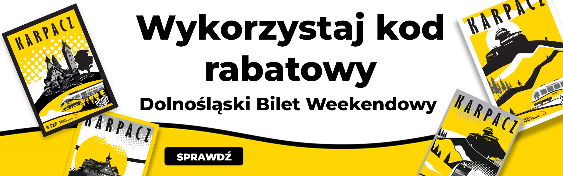 Zrealizuj kod rabatowy na Dolnośląski Bilet Weekendowy