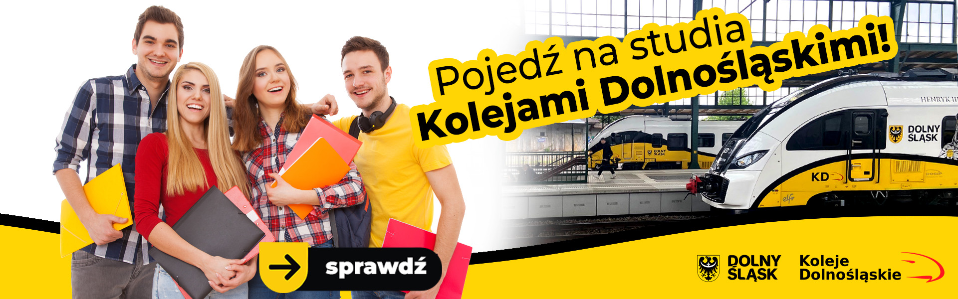 Pojedź na studia kolejami dolnośląskimi