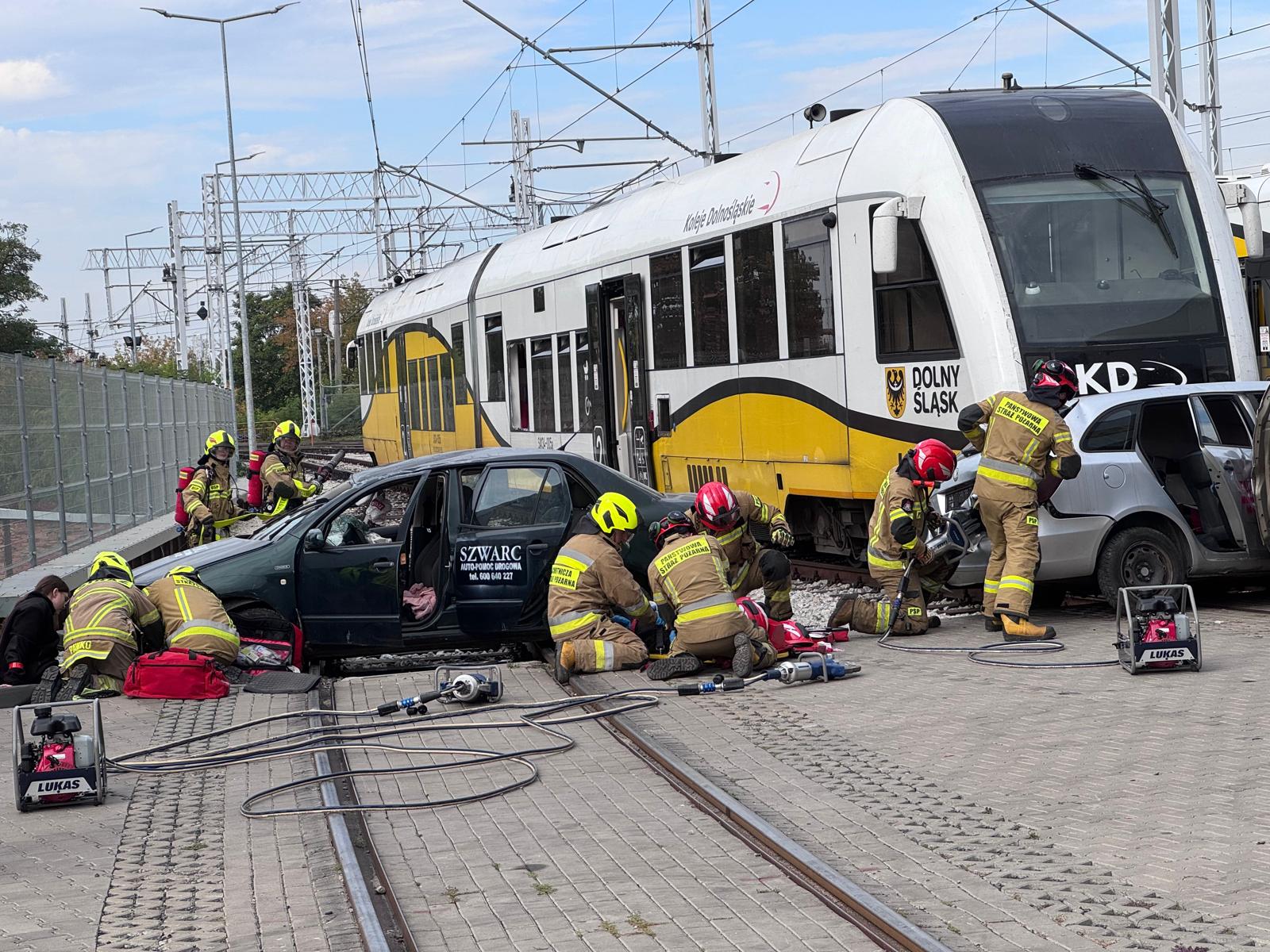 Koleje Dolnośląskie and emergency services tested their readiness for crisis situations